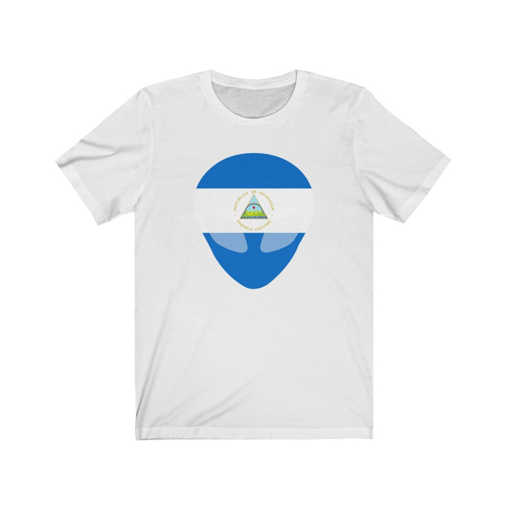 Nicaragua Alien Flag Premium Tee - Unisex