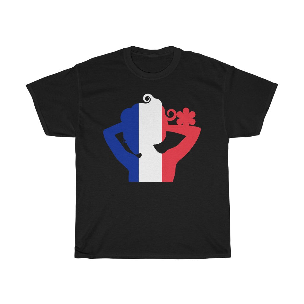 France Lady Flag Standard Tee - Unisex