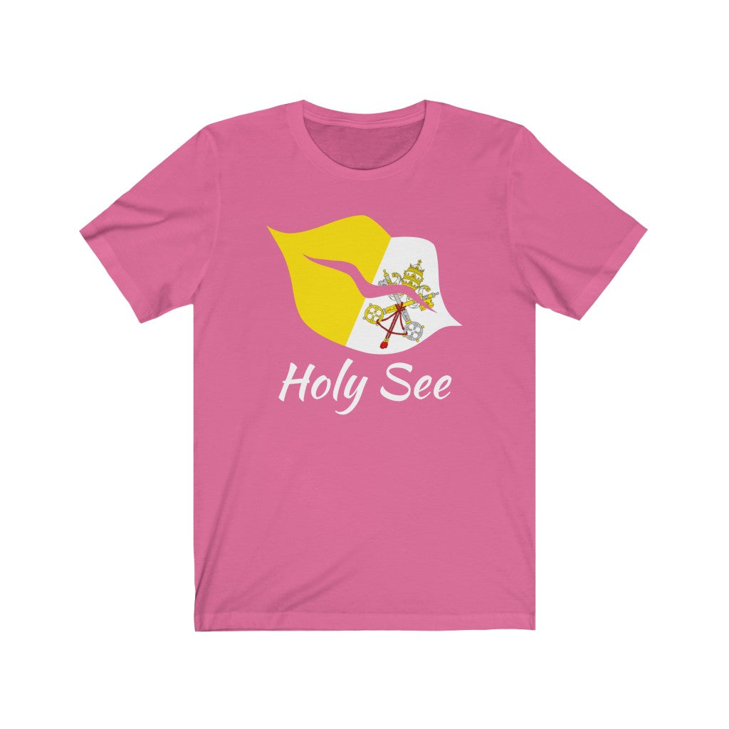 Holy See Lips Flag Premium Tee 2 - Unisex