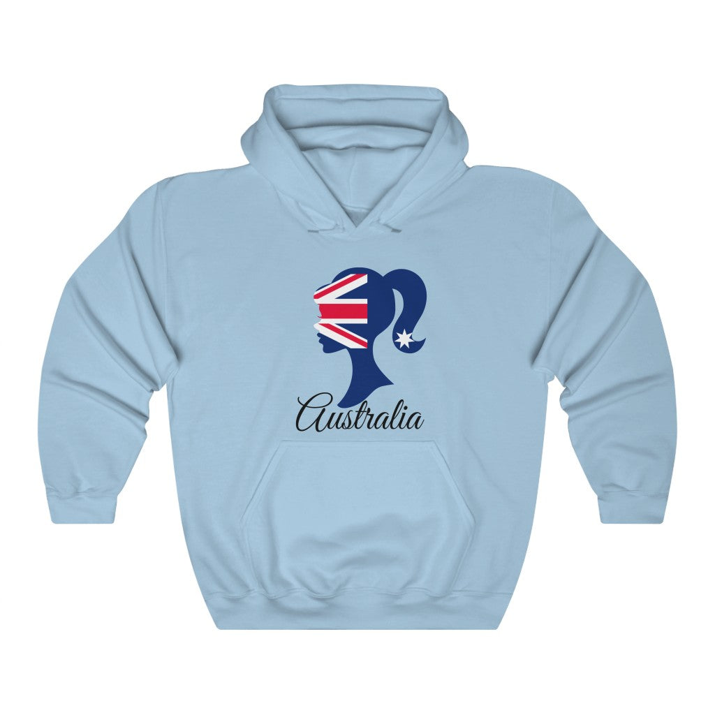 Australia Girl Flag Hoodie Sweatshirt 1 - Unisex