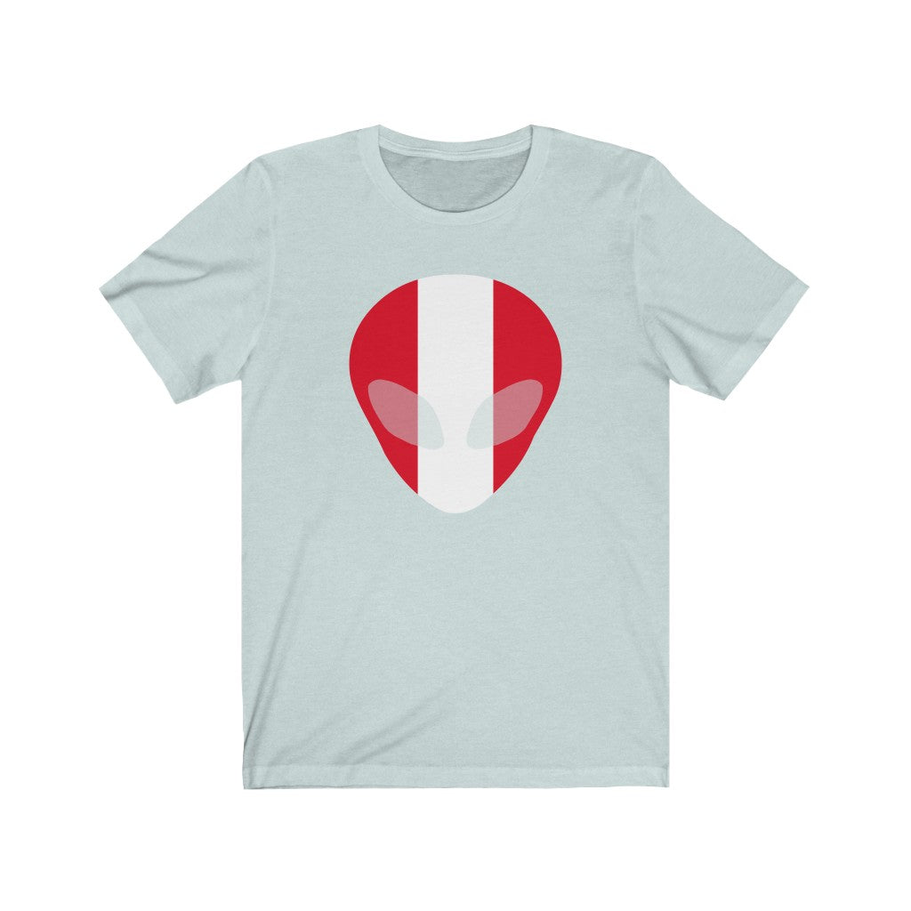 Peru Alien Flag Premium Tee - Unisex