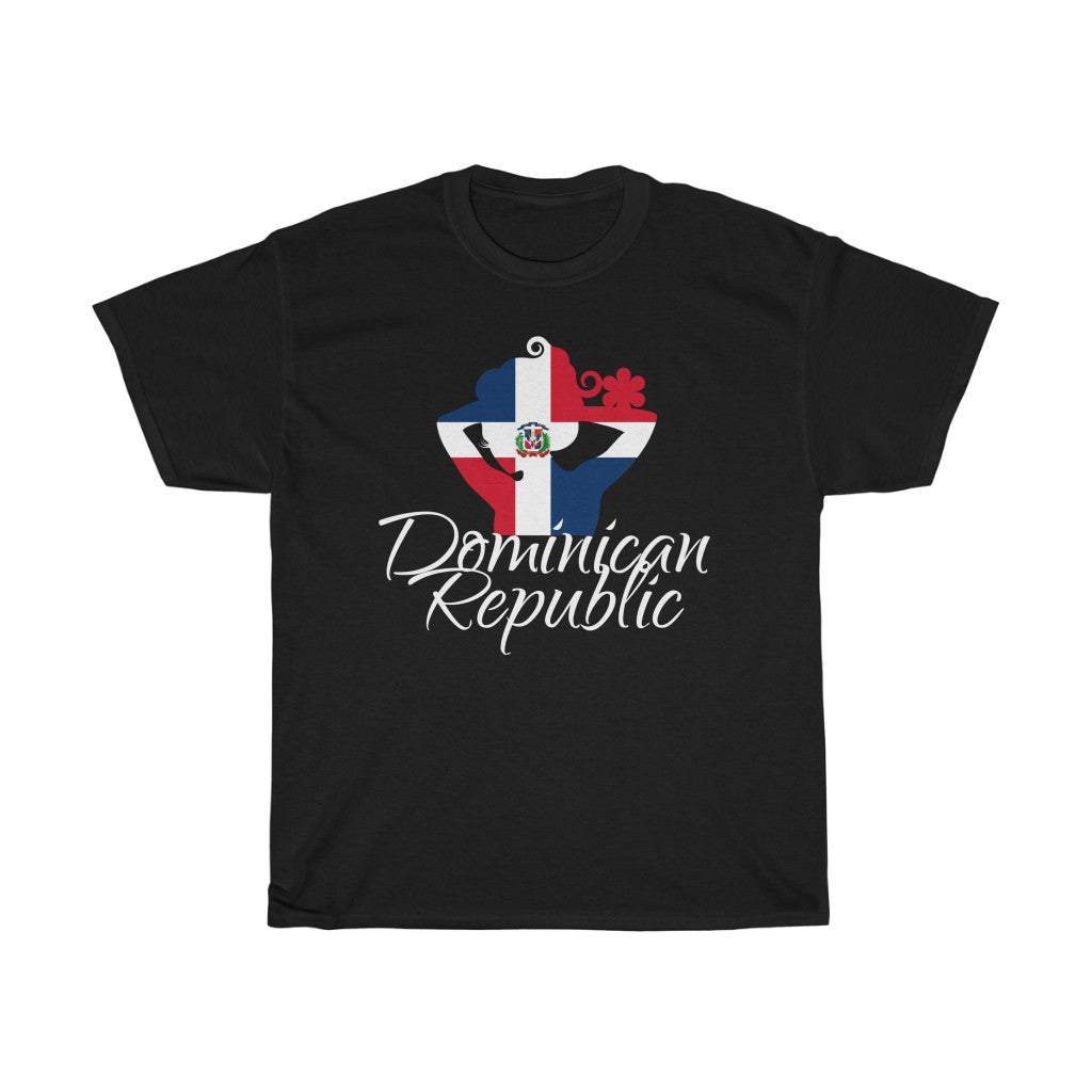 Dominican Republic Lady Flag Standard Tee 4 - Unisex