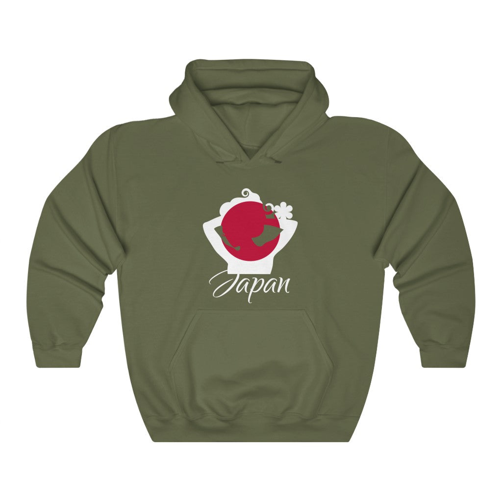 Japan Lady Flag Hoodie Sweatshirt 2 - Unisex