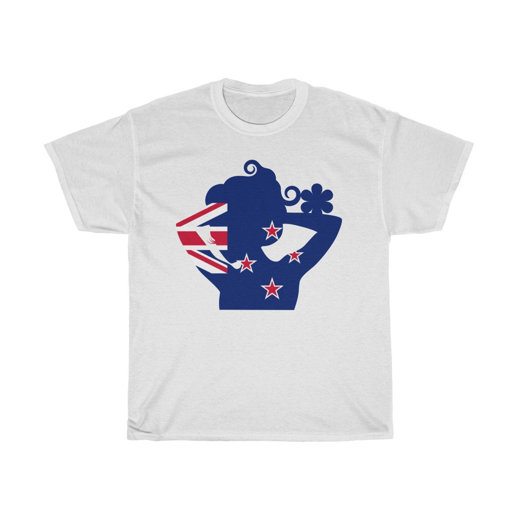 New Zealand Lady Flag Standard Tee - Unisex