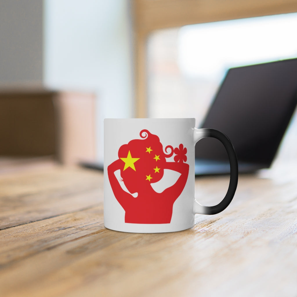 China Lady Color Changing Mug