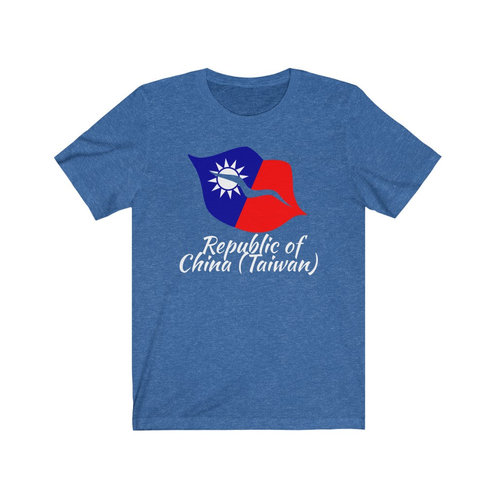 Republic of China - Taiwan Lips Flag Premium Tee 2 - Unisex