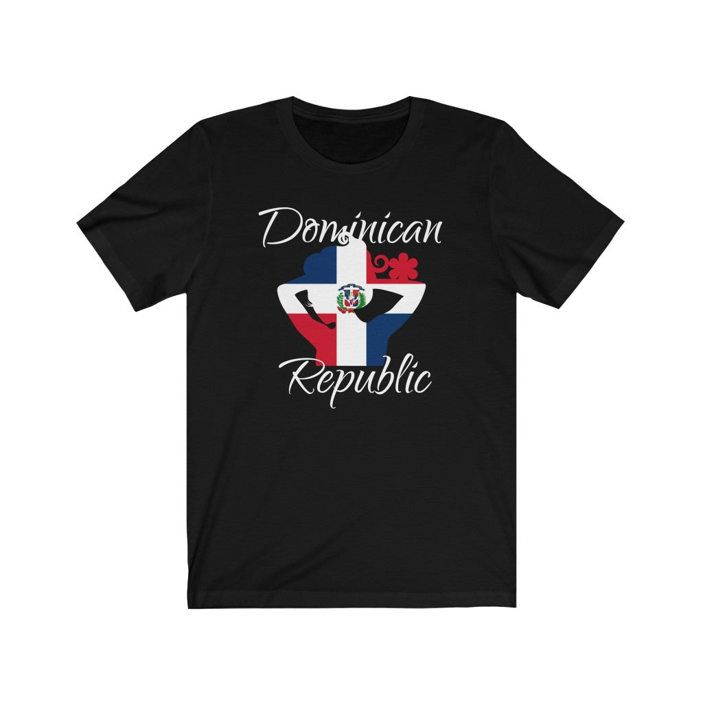 Dominican Republic Lady Flag Premium Tee 2 - Unisex