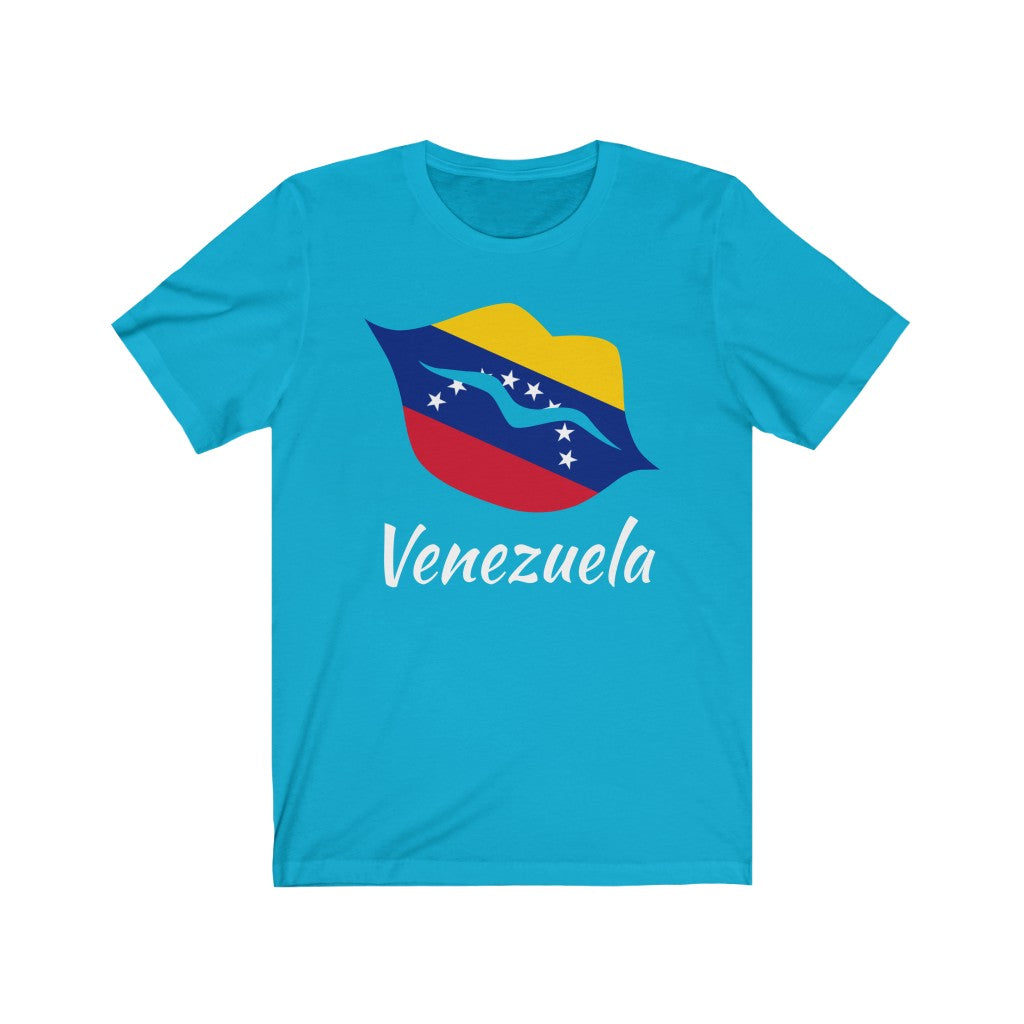 Venezuela Lips Flag Premium Tee 2 - Unisex