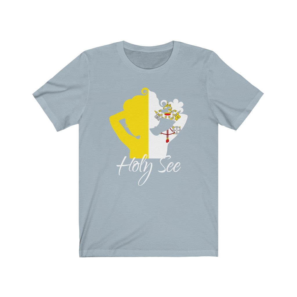 Holy See Lady Flag Premium Tee 2 - Unisex