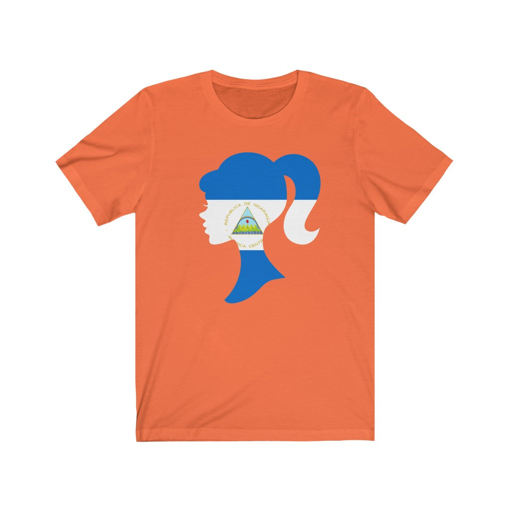 Nicaragua Girl Flag Premium Tee - Unisex