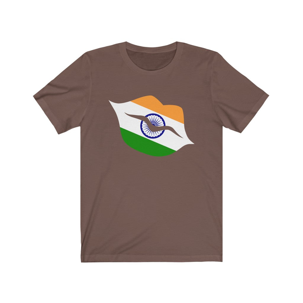 India Lips Flag Premium Tee - Unisex