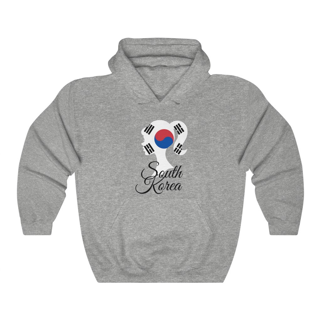 South Korea Girl Flag Hoodie Sweatshirt 1 - Unisex