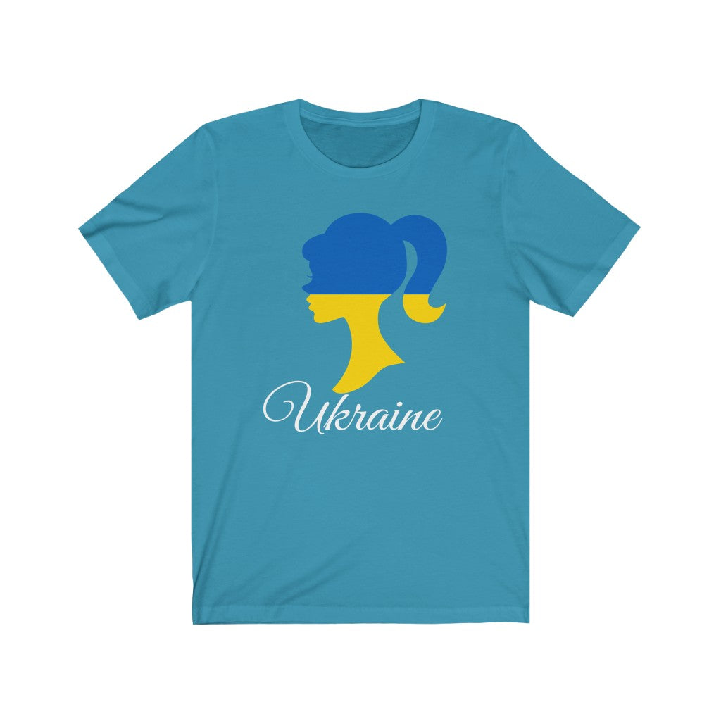 Ukraine Girl Flag Premium Tee 2 - Unisex