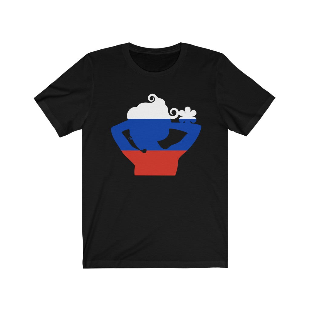Russia Lady Flag Premium Tee - Unisex