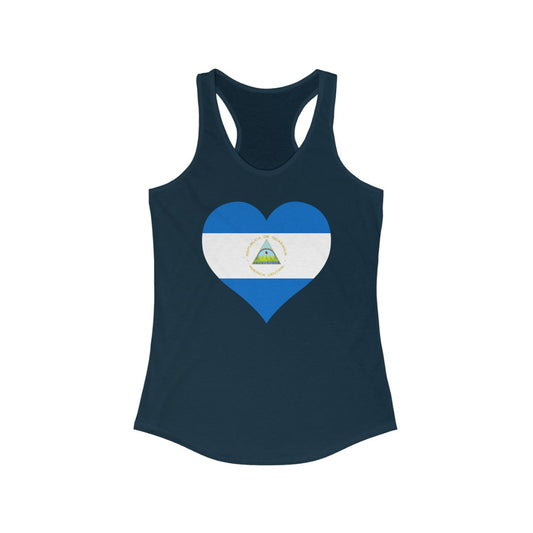 Nicaragua Heart Flag Tank - Women