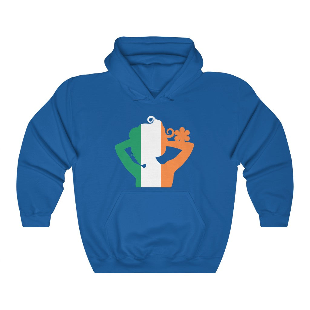 Ireland Lady Flag Hoodie Sweatshirt - Unisex