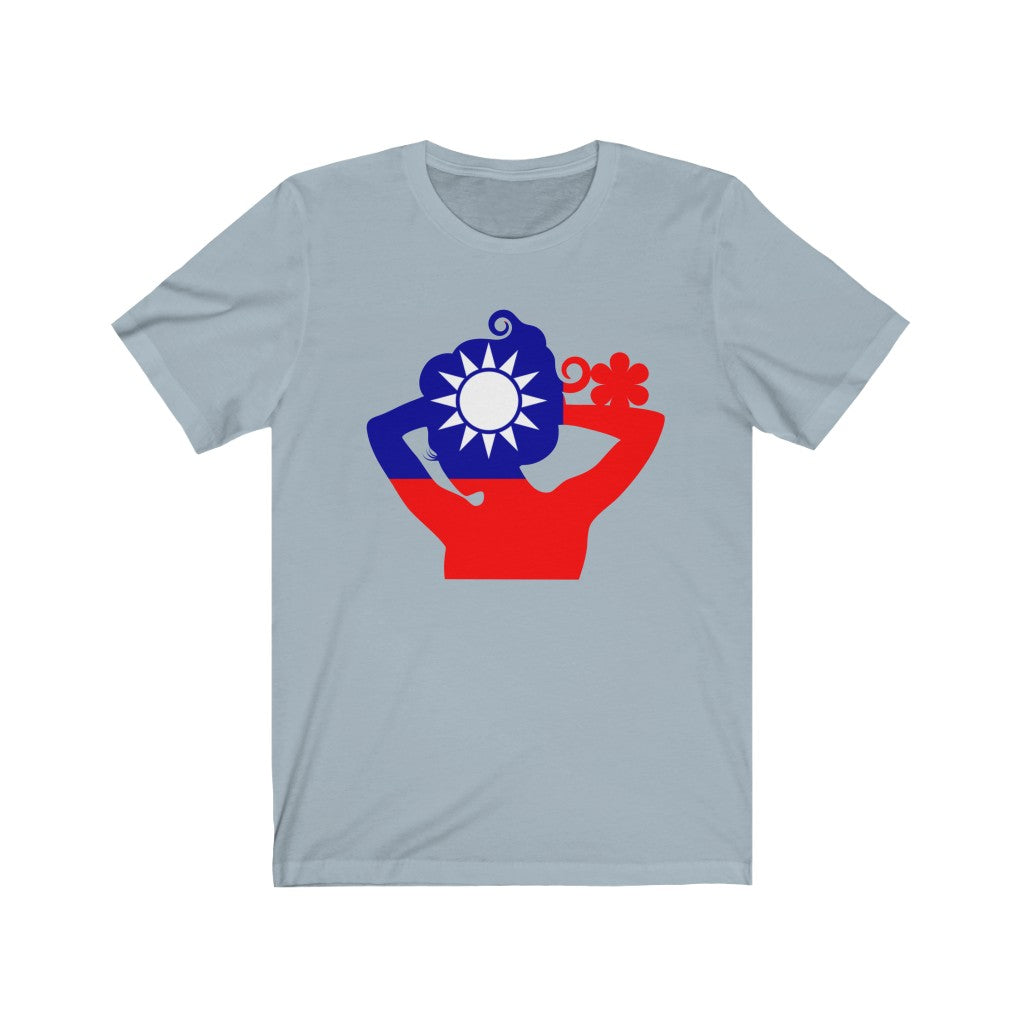 Republic of China - Taiwan Lady Flag Premium Tee - Unisex