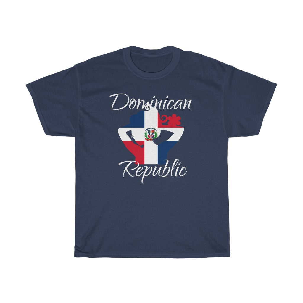 Dominican Republic Lady Flag Standard Tee 2 - Unisex