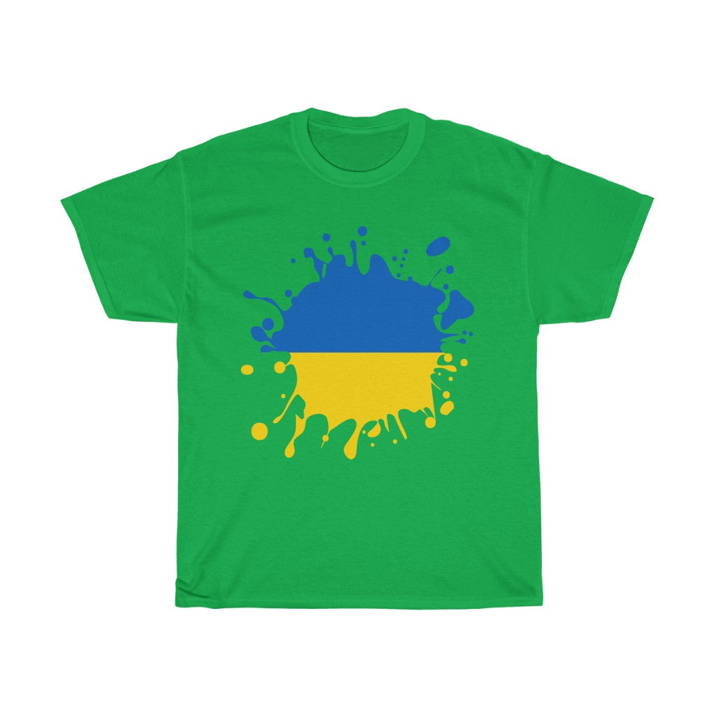 Ukraine Splat Flag Standard Tee - Unisex