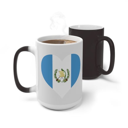 Guatemala Heart Color Changing Mug