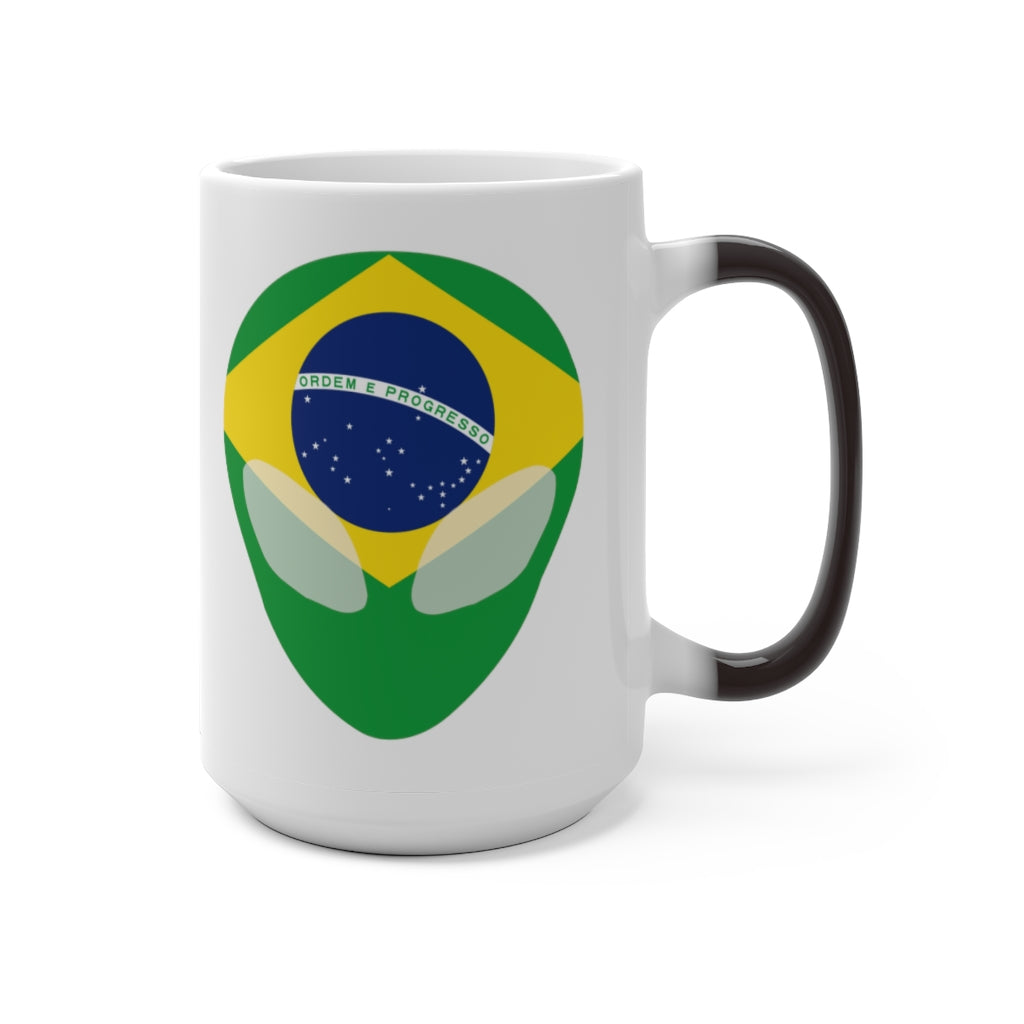 Brazil Alien Color Changing Mug