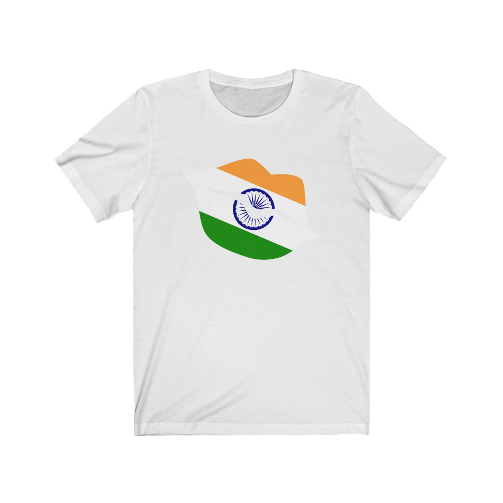 India Lips Flag Premium Tee - Unisex