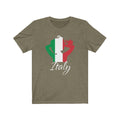 Italy Lady Flag Premium Tee 2 - Unisex