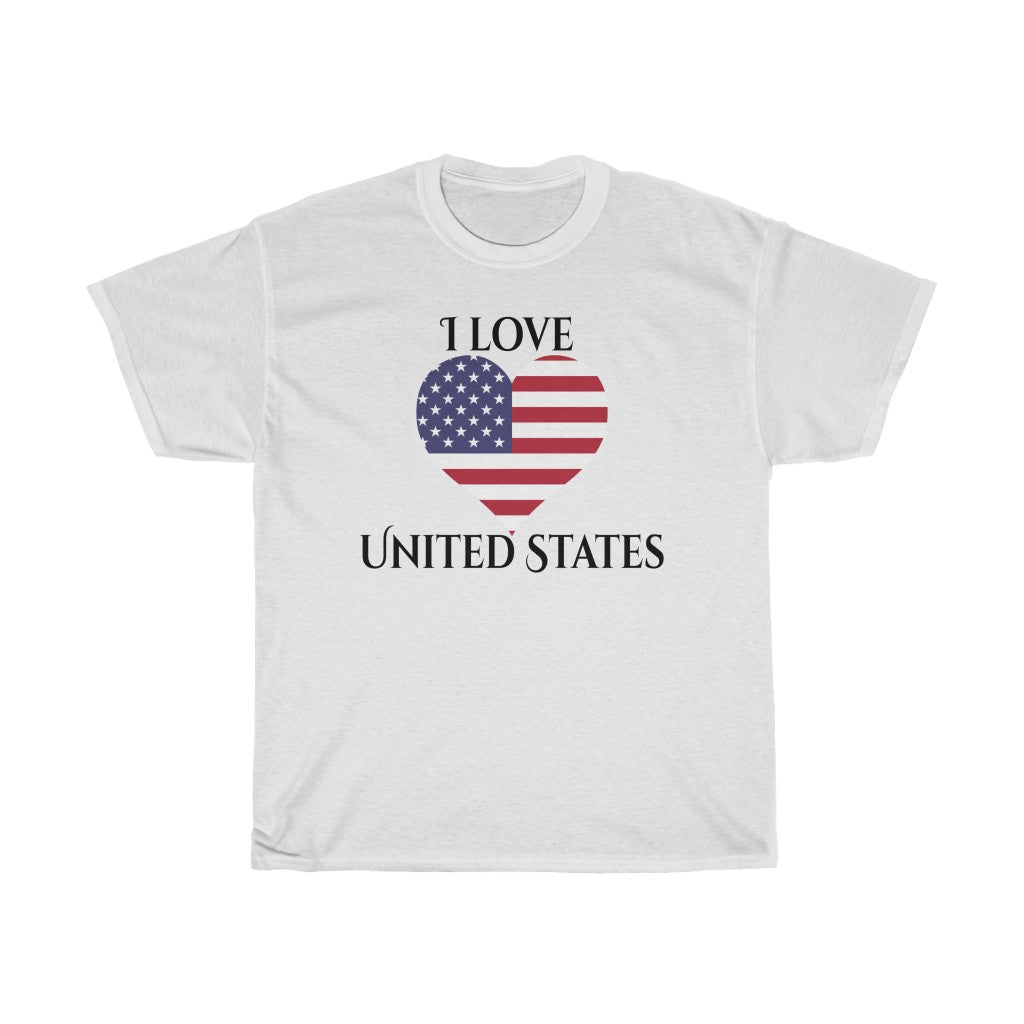 United States of America Heart Flag Standard Tee 1 - Unisex