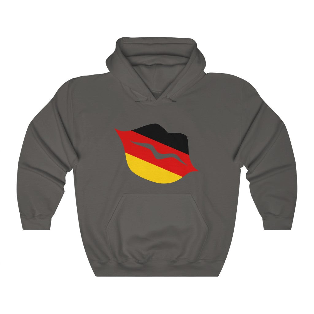 Germany Lips Flag Hoodie Sweatshirt - Unisex