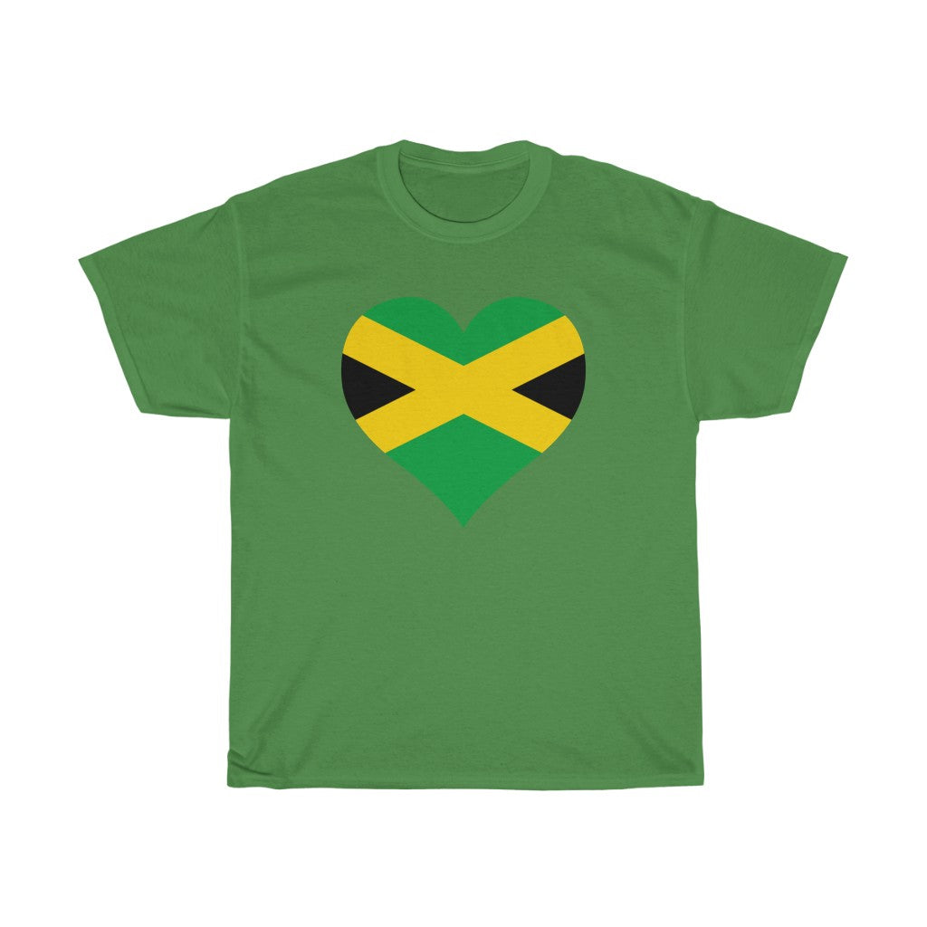 Jamaica Heart Flag Standard Tee - Unisex