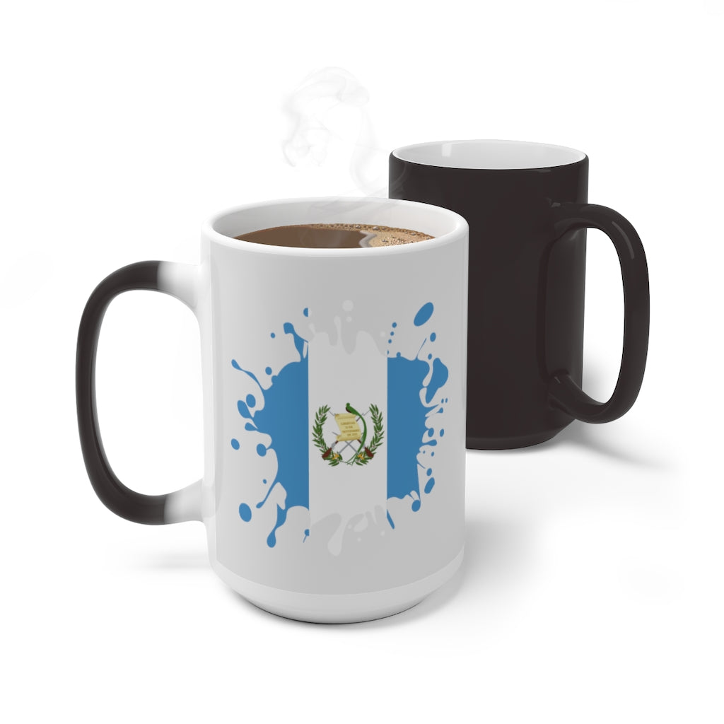 Guatemala Splat Color Changing Mug