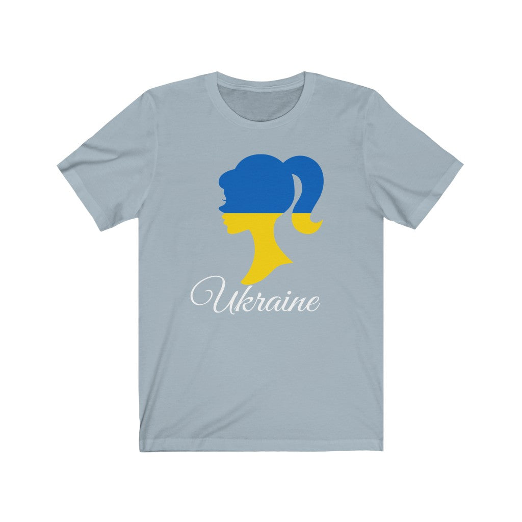 Ukraine Girl Flag Premium Tee 2 - Unisex
