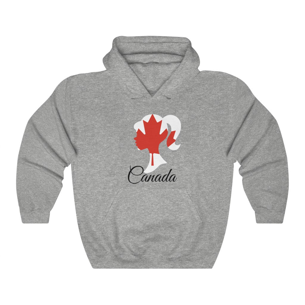 Canada Girl Flag Hoodie Sweatshirt 1 - Unisex