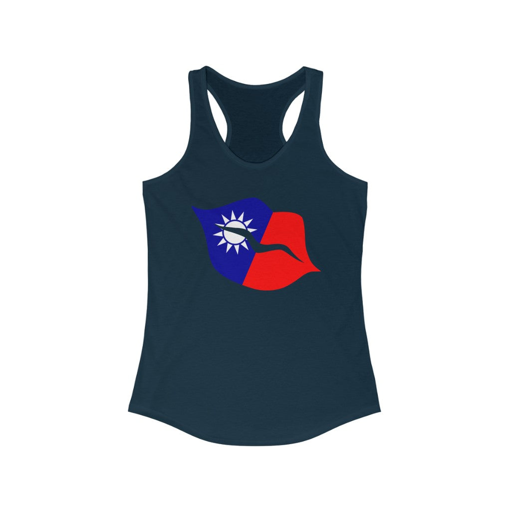 Republic of China - Taiwan Lips Flag Tank - Women