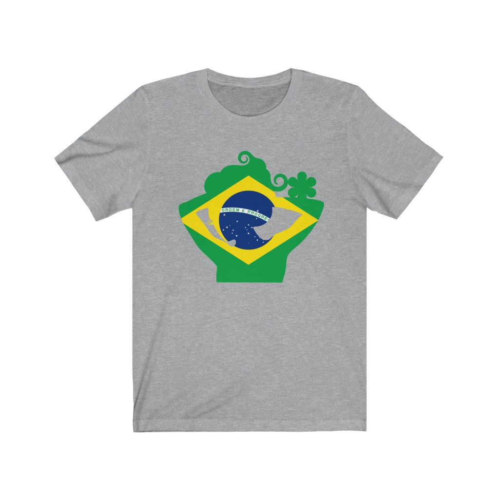 Brazil Lady Flag Premium Tee - Unisex