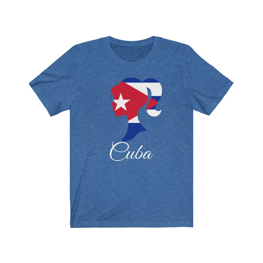Cuba Girl Flag Premium Tee 2 - Unisex