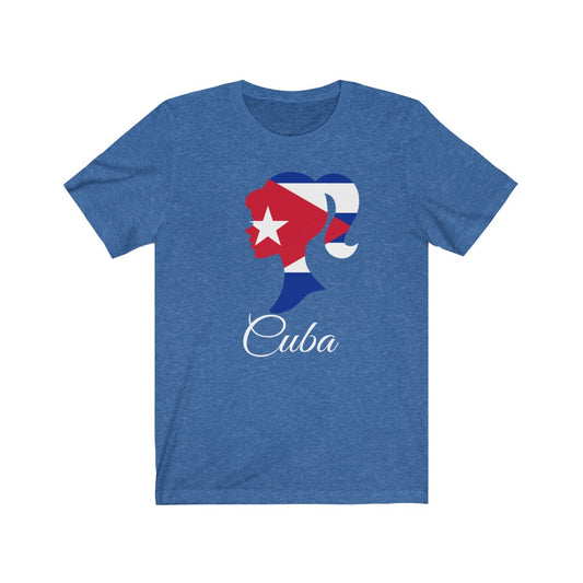 Cuba Girl Flag Premium Tee 2 - Unisex