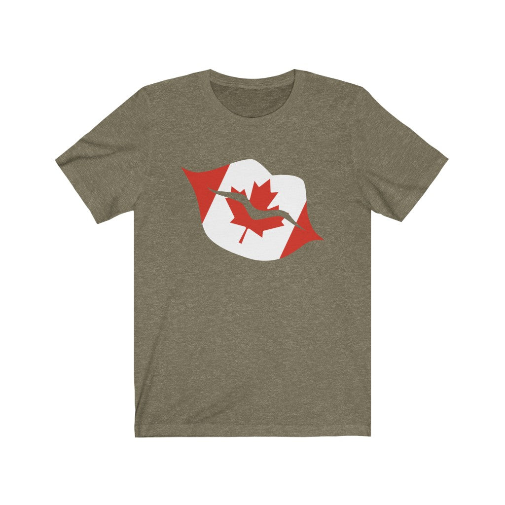 Canada Lips Flag Premium Tee - Unisex