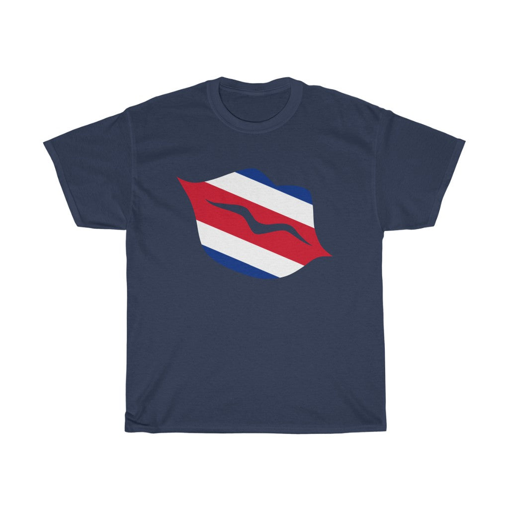Costa Rica Lips Flag Standard Tee - Unisex