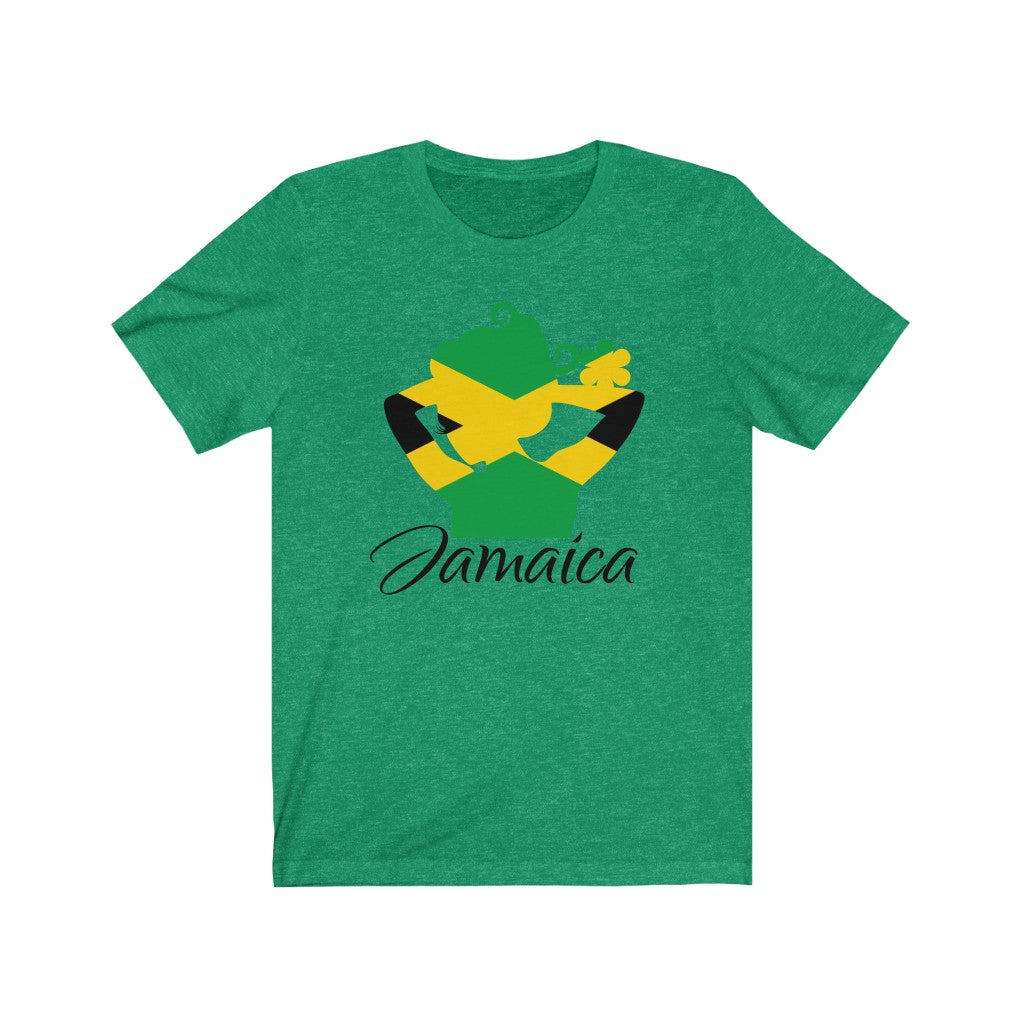 Jamaica Lady Flag Premium Tee 1 - Unisex
