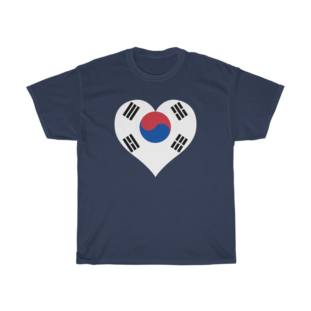 South Korea Heart Flag Standard Tee - Unisex