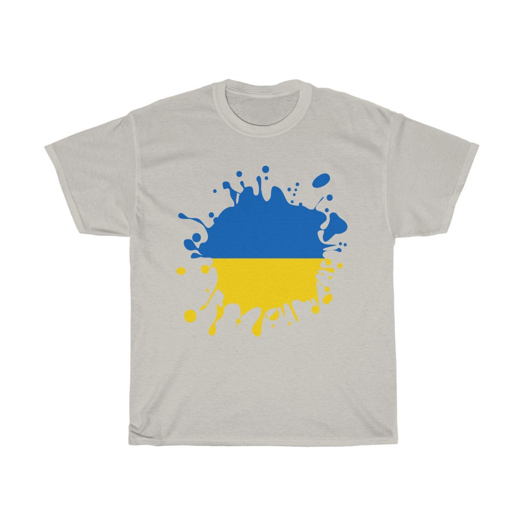 Ukraine Splat Flag Standard Tee - Unisex
