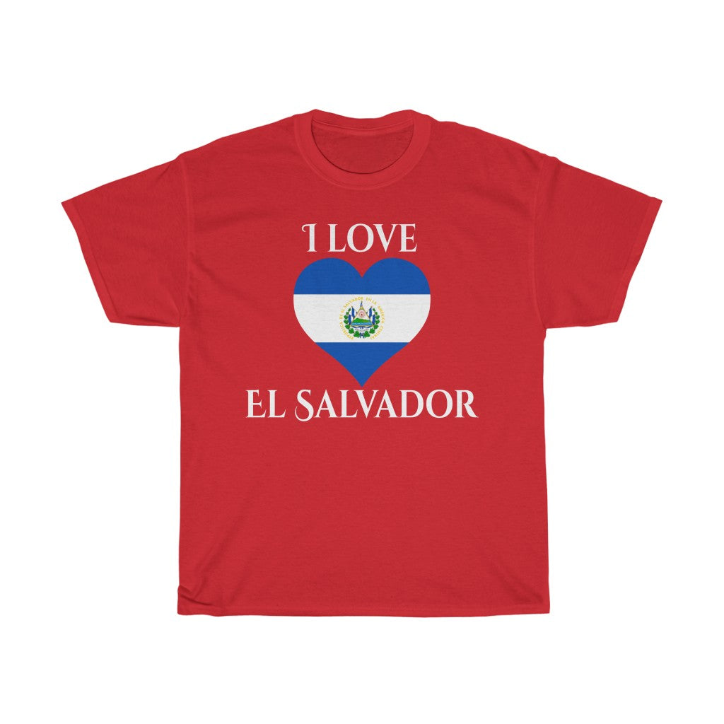 El Salvador Heart Flag Standard Tee 2 - Unisex