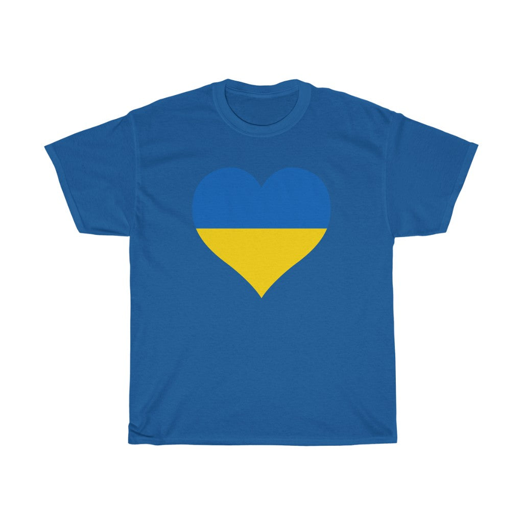 Ukraine Heart Flag Standard Tee - Unisex