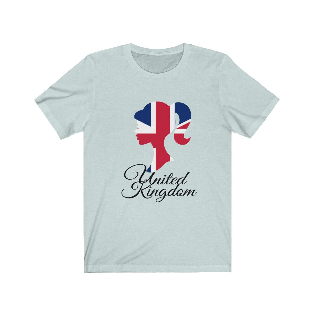 United Kingdom Girl Flag Premium Tee 1 - Unisex