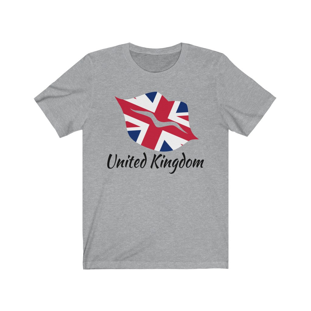 United Kingdom Lips Flag Premium Tee 1 - Unisex