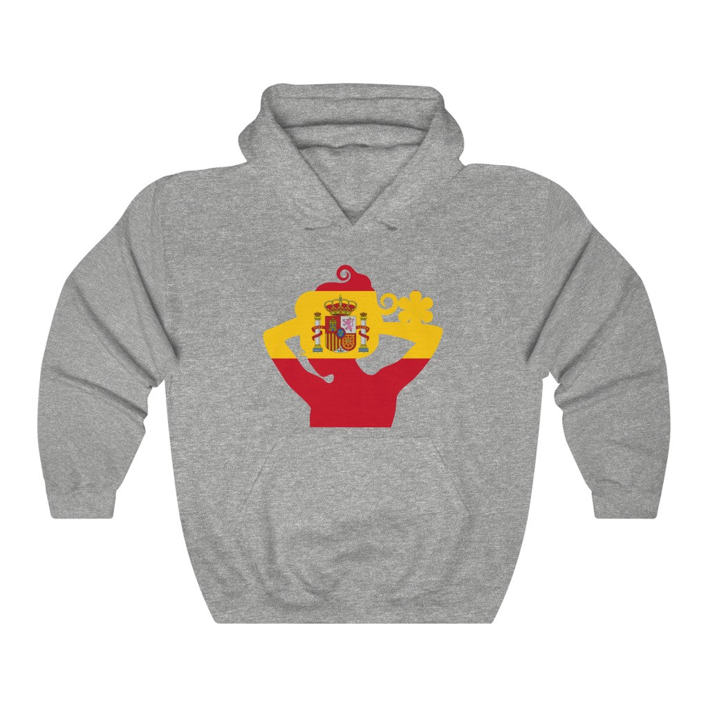 Spain Lady Flag Hoodie Sweatshirt - Unisex