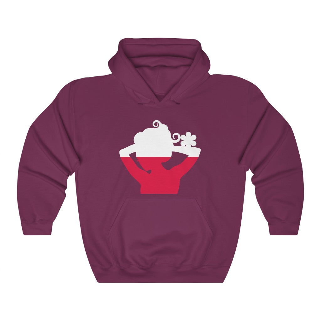 Poland Lady Flag Hoodie Sweatshirt - Unisex