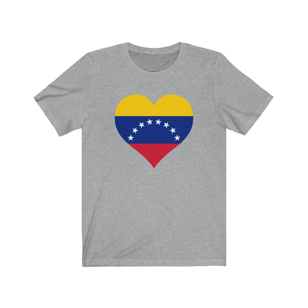 Venezuela Heart Flag Premium Tee - Unisex