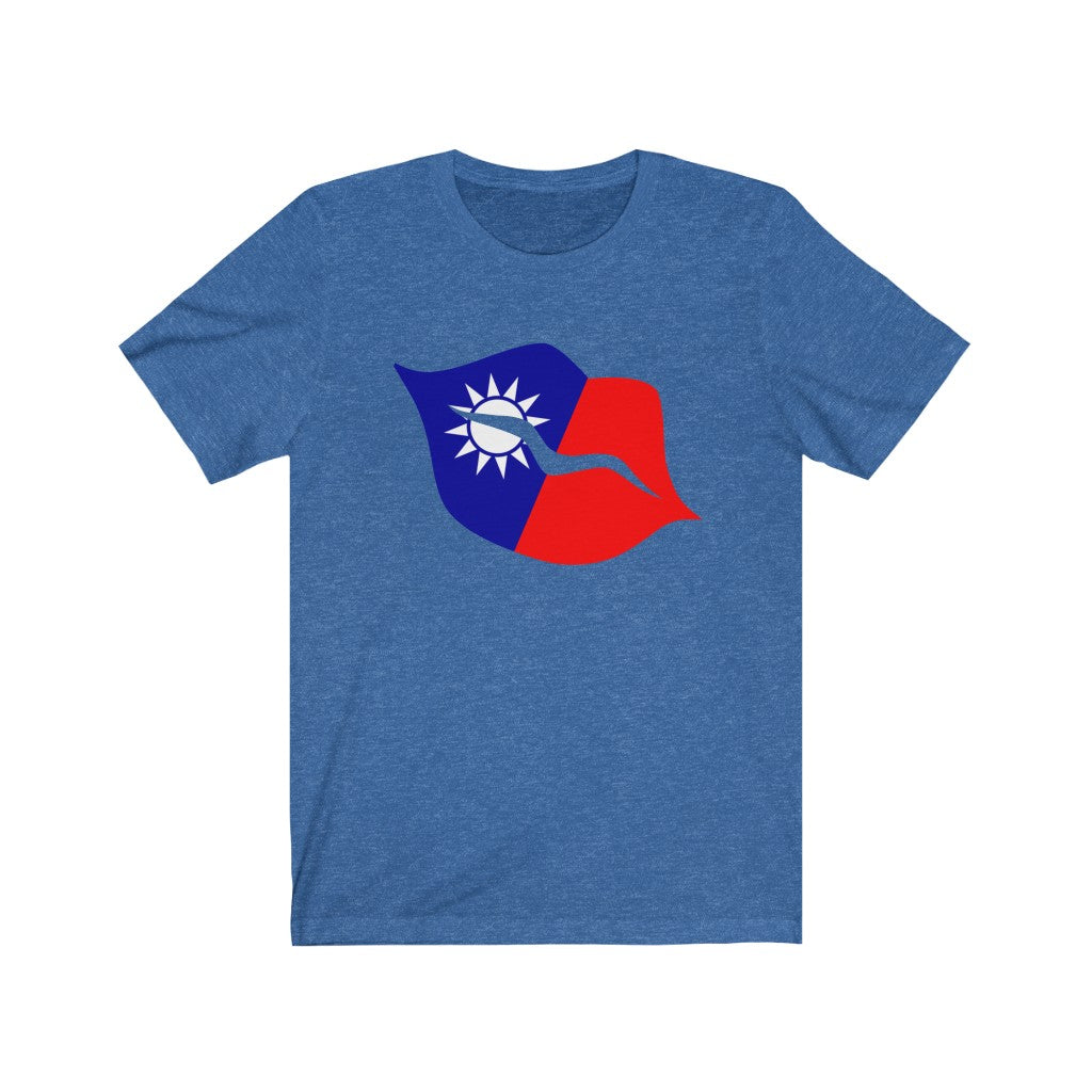 Republic of China - Taiwan Lips Flag Premium Tee - Unisex